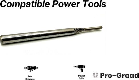 مغزل نقل Pro-Graad مقاس 4 بوصات، CR-9-4 Premium HSS (فولاذ عالي السرعة) وخرطوشة ذات طول ساق إضافي وشياق حلزوني 1/8 بوصة، وقطر دليلي 1/8 بوصة × طول طيار 1 بوصة × ساق 1/4 بوصة × 4 " طول in Saudi Arabia