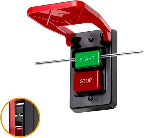 POWERTEC 71007 110 فولت إلى 220 فولت مفتاح مجداف للأدوات الكهربائية يناسب منشار الطاولة، طاولة التوجيه، مكبس الحفر، منشار المقعد، منشار الشريط in Saudi Arabia