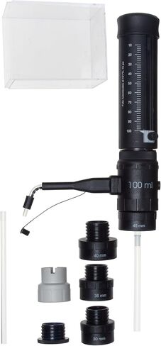 LabScience 2500-BTR Research Series Bottle Top Dispenser, 0.25-2.5mL Volume, 0.05mL Graduation,+/- 0.6 percent Accuracy in Kuwait