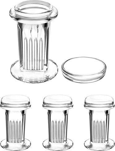QWORK Coplin Staining Jar, 5 Slide Capacity 60 ml Glass Staining Tank in Saudi Arabia