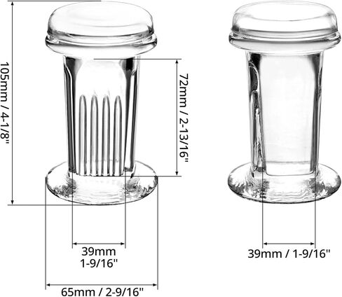 QWORK Coplin Staining Jar, 5 Slide Capacity 60 ml Glass Staining Tank in Saudi Arabia