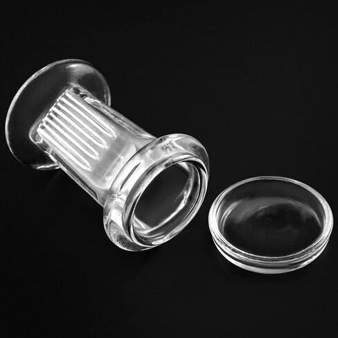 QWORK Coplin Staining Jar, 5 Slide Capacity 60 ml Glass Staining Tank in Saudi Arabia