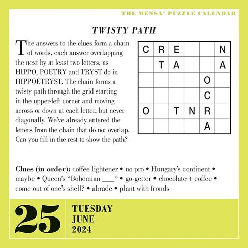 Mensa® 365 Brain Puzzlers Page-A-Day Calendar 2024: Word Puzzles, Logic Challenges, Number Problems, and More in Saudi Arabia