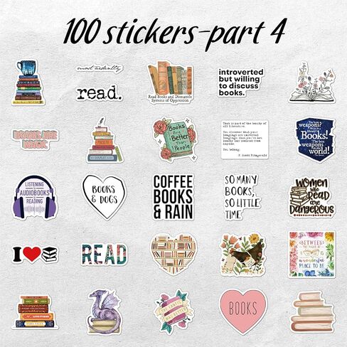 ملصقات الكتب، ملصقات Kindle Bookish، ملصقات جمالية لقراءة Booktok Smut لـ Kindle، ملصقات كتب رومانسية حارة لمجلة Kindle للبالغين، هدايا لمحبي الكتب in Kuwait