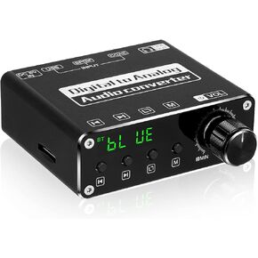 محول صوت صغير من الألياف الرقمية S/PDIF إلى تناظري مع بلوتوث USB DAC أمبير in Kuwait