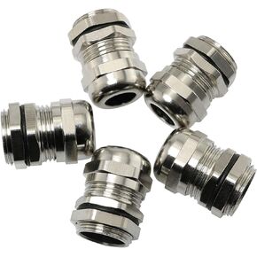 ماجيك آند شل 5 قطع PG7 3-6.5 مم مجموعة أسلاك معدنية مقاومة للماء موصل قفل قفل قفل حشو كابل الغدة PG11 MWCFSFCC-PG1-5 in Kuwait