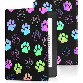 Wazzasoft for Kindle Paperwhite 10th Generation Case 2018 Release 6" for Women Girls Cute Folio Cover Fashion Design Girly Kawaii Flower Floral Teens for Kindle Paperwhite 2018 Case 6 Inch PQ94WIF in Kuwait