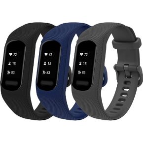 لـ Garmin Vivosmart 5 Bands، أربطة بديلة للنساء والرجال، مقاس كبير صغير in Kuwait