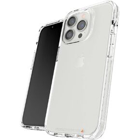 حافظة Gear4 الشفافة لهاتف iPhone 13 PRO، متوافقة مع الشحن اللاسلكي، نحيفة وخفيفة الوزن [13 FT D30 Impact Protection] سلسلة Crystal Palace، شفافة in Kuwait