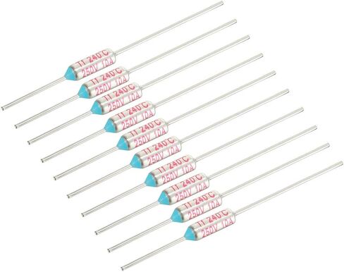 سورينج ماب فيوز حراري 250 فولت 10 امبير 240 درجة مئوية، 10 قطع in Kuwait