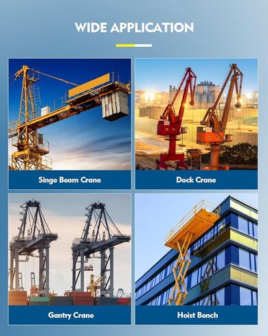 رافعة لاسلكية للتحكم عن بعد بتيار مستمر 24 فولت 8 أزرار رافعة كهربائية رافعة صناعية للإرسال والاستقبال مفتاح رافعة برجية علوية (2 جهاز إرسال + 1 جهاز استقبال تيار مستمر 24 فولت) in Kuwait