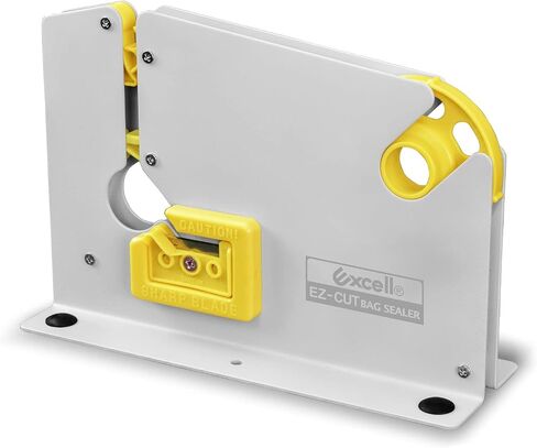 Excell EZ-CUT Tape Bag Sealer with Trimmer Blade, Bag Neck Sealer Fit 9 mm Tape, for Candy, Bread and Ground Meat Packaging (9 mm) in Saudi Arabia