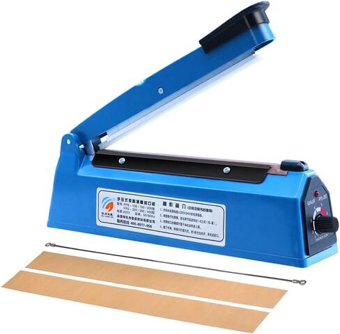 الة ختم اكياس البوليستر اليدوية 8 انش، الة ختم اكياس البوليستر شديدة التحمل مع مجموعة اصلاح in Kuwait