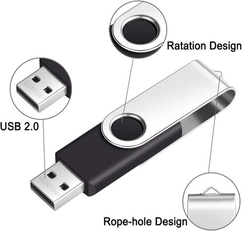 محرك فلاش 64 جيجا بايت 10 عبوات من محركات أقراص فلاش USB محرك الإبهام عالي السعة USB 2.0 عصا ذاكرة 64 جيجا بايت محرك أقراص فلاش محرك أقراص مضغوطة سرعة عالية لتخزين البيانات in Kuwait