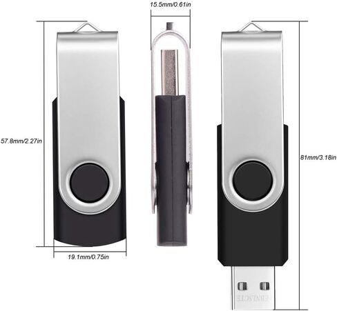محرك فلاش 64 جيجا بايت 10 عبوات من محركات أقراص فلاش USB محرك الإبهام عالي السعة USB 2.0 عصا ذاكرة 64 جيجا بايت محرك أقراص فلاش محرك أقراص مضغوطة سرعة عالية لتخزين البيانات in Kuwait