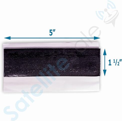 SatelliteSale Universal Roof Patch Kit 6X Zinc Plated Lag Bolts and 3X Mastic Pitch Pads in Saudi Arabia