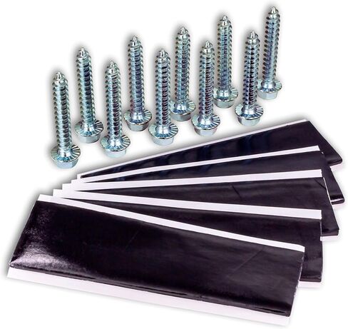 SatelliteSale Universal Roof Patch Kit 6X Zinc Plated Lag Bolts and 3X Mastic Pitch Pads in Saudi Arabia