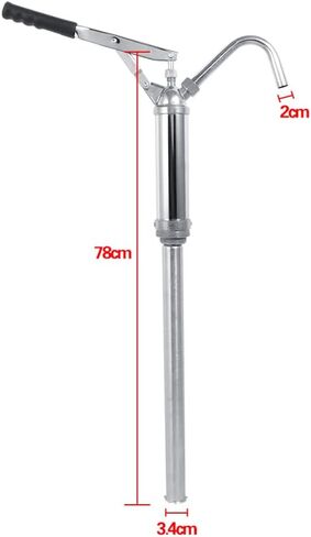 Heavy duty leverage action stainless steel barrel pump for efficient liquid transfer in Kuwait