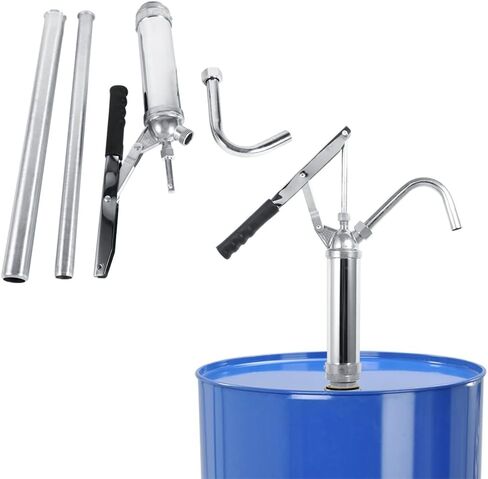 Heavy duty leverage action stainless steel barrel pump for efficient liquid transfer in Kuwait