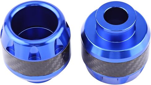 1 Pair Front Fork Frame Sliders Wheel Crash Protector, Keenso Carbon Fiber Front Fork Frame Sliders Crash Protection (Black) in Saudi Arabia