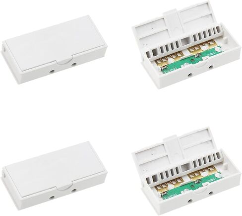 Quick Connector for 16-Gauge Hidden Super Flat Speaker Wire Audio Cable, Flat Wire Adaptor for LED Lighting and Other Low Voltage Appliance Connection (2Connectors-C) in Saudi Arabia