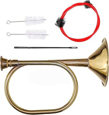 Cleaning Accessories 4pcs Trumpet Cleaning Kit Cornet Care and Maintenance Kit with Snake Brush Brush Valve Casing Brush Cleaning Rod French Horn Accessories in Saudi Arabia