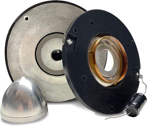 VOYZ 600 Watt Super Tweeter 2KHz - 25KHz - 5" Supper Bullet Tweeter - Heavy Duty Super Strong Ferrite Magnet Tweeter with Titanium Diaphragm 4-8 ohms Includes Crossover Capacitor (VZ-47A) in Kuwait