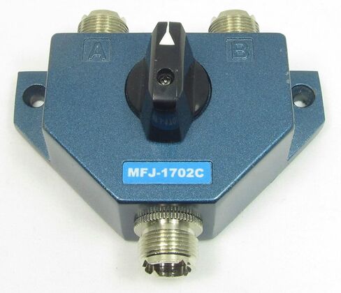MFJ-1702C MFJ1702C MFJ-1702 MFJ1702 الأصلي MFJ الشركات HF/VHF/UHF 2 موقف هوائي التبديل مع حامي البرق in Kuwait