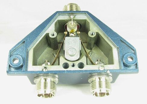 MFJ-1702C MFJ1702C MFJ-1702 MFJ1702 الأصلي MFJ الشركات HF/VHF/UHF 2 موقف هوائي التبديل مع حامي البرق in Kuwait