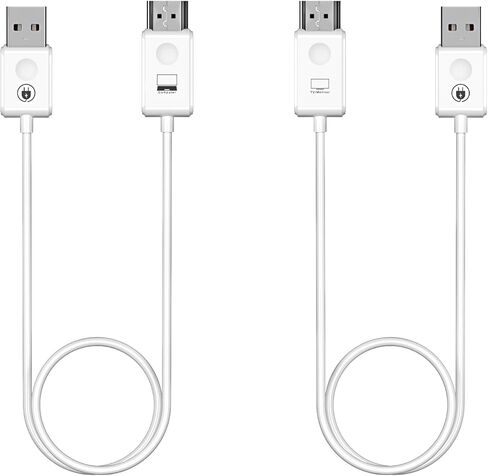 جهاز إرسال واستقبال HDMI لاسلكي يصل إلى 650 قدم/200 متر، موسع HDMI لاسلكي JCHICI 5G لبث الفيديو/الصوت/الملف إلى التلفزيون/جهاز العرض/الشاشة من الكمبيوتر المحمول/الكمبيوتر الشخصي/الكاميرا in Kuwait