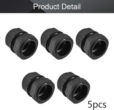 Fielect PG16 Cable Gland Flat Hole Type Waterproof Joint Adjustable Locknut for 4mmx10mm Dia Wire, 1Pcs in Saudi Arabia