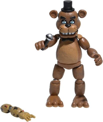 شخصية فانكو المفصلية مقاس 5 بوصات: خمس ليالٍ في فريدي (FNAF) - فريدي فازبير - قابلة للتجميع - فكرة هدية - بضائع رسمية - للأولاد والبنات والأطفال والكبار - محبي ألعاب الفيديو in Saudi Arabia