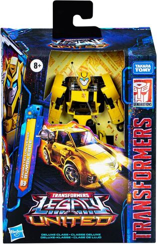 Transformers Legacy United Deluxe Class Animated Universe Bumblebee Action Figure in Saudi Arabia