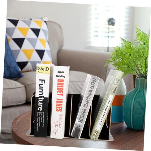 UKCOCO 1 قطعة CD عرض موقف حامل سجل خشبي ألبوم تخزين حامل صناديق تخزين لتنظيم سطح المكتب تخزين الرف سطح المكتب حاوية تخزين القرص حامل مدير الخشب CD in Kuwait