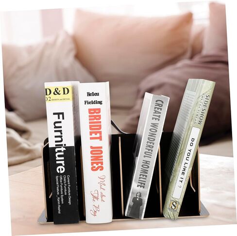 UKCOCO 1 قطعة CD عرض موقف حامل سجل خشبي ألبوم تخزين حامل صناديق تخزين لتنظيم سطح المكتب تخزين الرف سطح المكتب حاوية تخزين القرص حامل مدير الخشب CD in Kuwait