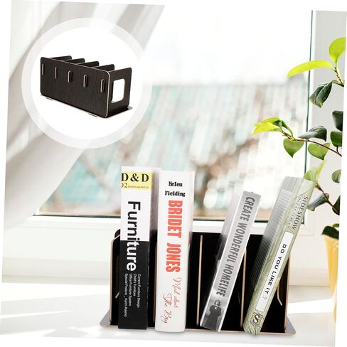 UKCOCO 1 قطعة CD عرض موقف حامل سجل خشبي ألبوم تخزين حامل صناديق تخزين لتنظيم سطح المكتب تخزين الرف سطح المكتب حاوية تخزين القرص حامل مدير الخشب CD in Kuwait