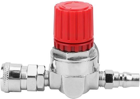 DEWIN Air Compressor Pressure Regulator, 0.8mpa Switch Control Valve Gauge with Male/Female Connector for Regulate Air Pressure and Energize Energy and Shut Down The Compressor etc in Saudi Arabia