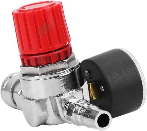 DEWIN Air Compressor Pressure Regulator, 0.8mpa Switch Control Valve Gauge with Male/Female Connector for Regulate Air Pressure and Energize Energy and Shut Down The Compressor etc in Saudi Arabia