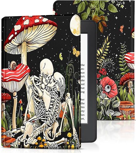 Wazzasoft لحالة Kindle Paperwhite الجيل العاشر 2018 الإصدار 6 "للنساء الفتيات لطيف غطاء فوليو تصميم الأزياء جرلي Kawaii زهرة الأزهار المراهقين لKindle Paperwhite 2018 حالة 6 بوصة PQ94WIF in Saudi Arabia