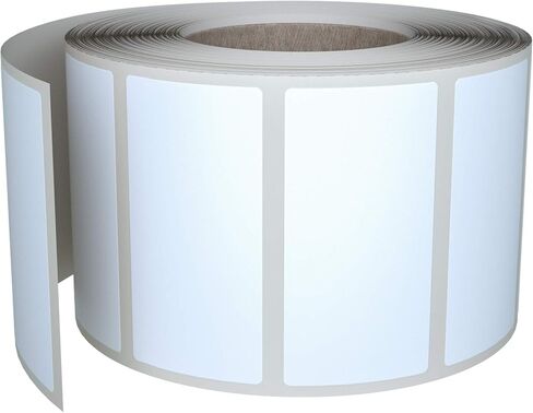 Royal Green Rectangular White Label Stickers to Write on, Color Coding Sticker Roll, Write On Labels for Folders, 1.57" x 0.75" Blank Name Tags for Office Supplies & Organization, 500-Pack (White) in Saudi Arabia