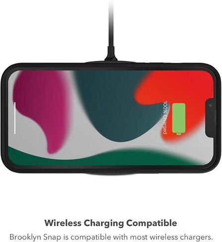 حافظة Gear4 الشفافة لهاتف iPhone 13 PRO، متوافقة مع الشحن اللاسلكي، نحيفة وخفيفة الوزن [13 FT D30 Impact Protection] سلسلة Crystal Palace، شفافة in Kuwait