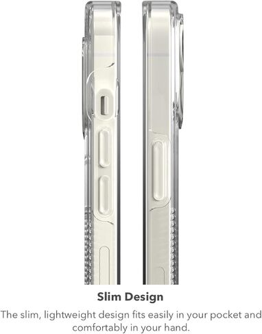 حافظة Gear4 الشفافة لهاتف iPhone 13 PRO، متوافقة مع الشحن اللاسلكي، نحيفة وخفيفة الوزن [13 FT D30 Impact Protection] سلسلة Crystal Palace، شفافة in Kuwait
