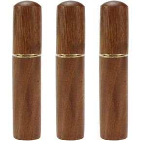 HEVSTIL 3-Pack Portable Wood Toothpick Holder,Toothpick Holder Mini Toothpick Box Pocket for Cinnamon Toothpicks Mini Toothpick box (Brown) in Saudi Arabia