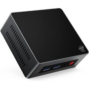 Sitechylor Mini PC for Home Office Gaming Business Mini Desktop Computer Celeron J4125 8GB DDR 128GB SSD Surpport 4K HD Dual HDMI WiFi 5 BT4.0 Gigabit Ethernet