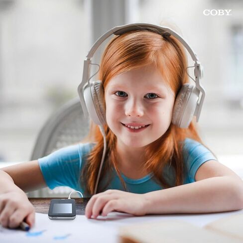 مشغل فيديو MP3 COBY مقاس 2 بوصة وسعة 4 جيجابايت مع راديو FM (أسود)|شاشة لمس TFT LCD|بطارية ليثيوم قابلة لإعادة الشحن USB 2.0|تشغيل الموسيقى والفيديو والصور والنص|محرك أقراص فلاش مدمج|صغير الحجم للغاية للصالة الرياضية والسفر in Saudi Arabia