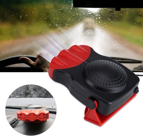 Joyzan Car Heater Portable Car Fan Heater Blower Motor Car Vehicle Heater Fan Defroster Demister Winter for Fast Heating Defrost Defogger and Automobile Windscreen Fan in Cigarette Lighter in Kuwait