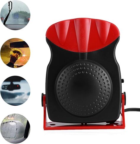 Joyzan Car Heater Portable Car Fan Heater Blower Motor Car Vehicle Heater Fan Defroster Demister Winter for Fast Heating Defrost Defogger and Automobile Windscreen Fan in Cigarette Lighter in Kuwait