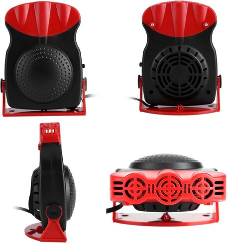 Joyzan Car Heater Portable Car Fan Heater Blower Motor Car Vehicle Heater Fan Defroster Demister Winter for Fast Heating Defrost Defogger and Automobile Windscreen Fan in Cigarette Lighter in Kuwait