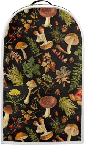 Gomyblomy Vintage Mushrooms Blender Cover, Food Processor Cover with Handle, Cabinet Appliance Dust Protector, Coffee Machine Dust Cover, Kitchen Decorations in Saudi Arabia