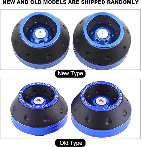 إطار شوكة أمامي منزلقات عجلات حامي تصادم الدراجة النارية مزلقات إطار دراجة نارية من الألومنيوم CNC عالمي إطار عجلة شوكة أمامي منزلقات واقية من الصدمات الدراجة النارية لحماية السقوط والسكوتر (أزرق) in Kuwait